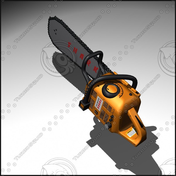 3d model chainsaw machine - Chain saw machine by lekshman