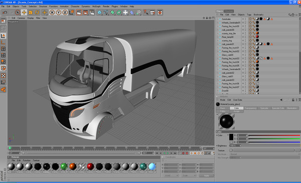 scania concept truck 3d max - Scania_Concept_truck by jekich1