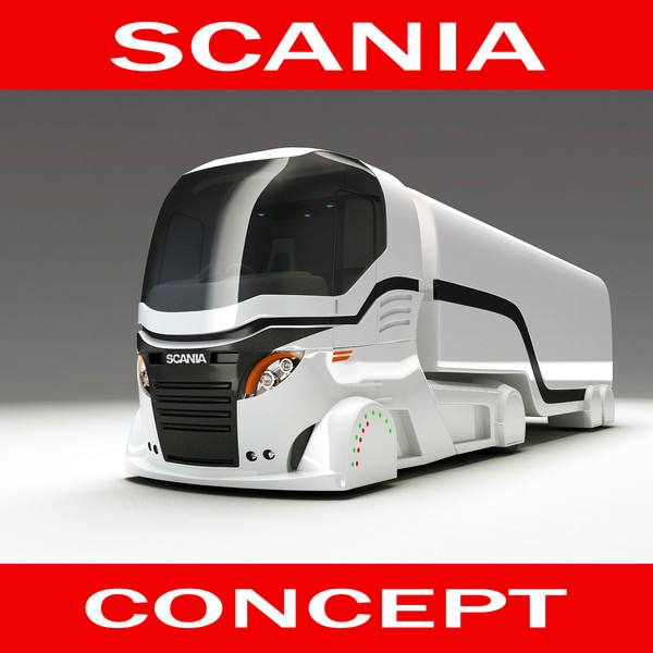 scania concept truck 3d max - Scania_Concept_truck by jekich1