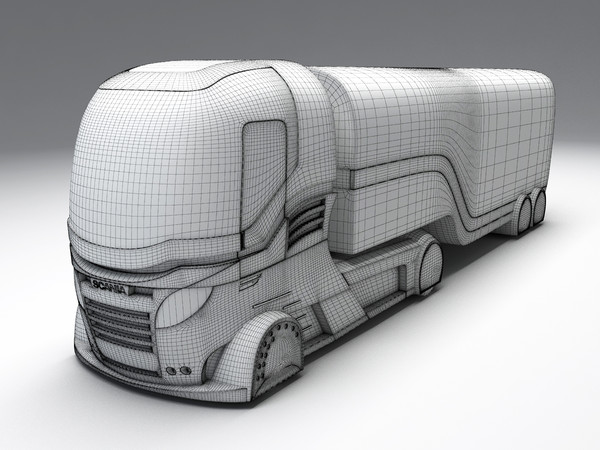 scania concept truck 3d max - Scania_Concept_truck by jekich1