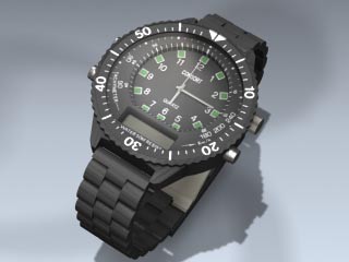 watch men 3d model - Men
