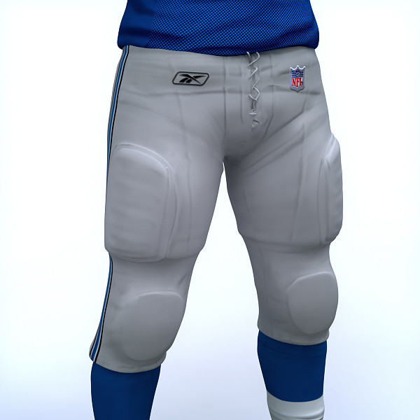 3d detroit lions nfl player - NFL Player Detroit Lions by cgshape
