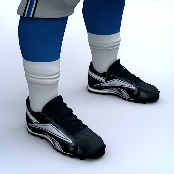 3d detroit lions nfl player - NFL Player Detroit Lions by cgshape