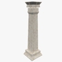 3d model freestyle pillar