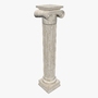 antiquity pillar 3d model