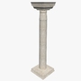 3d model antiquity pillar