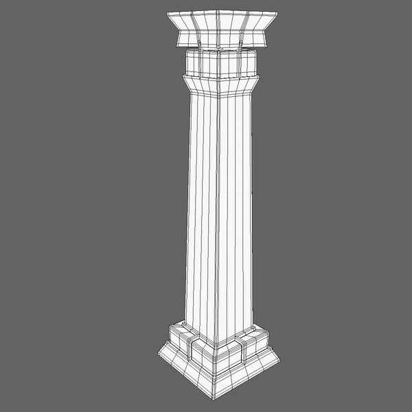 3d model freestyle pillar - Pillar 13 by Tschirner