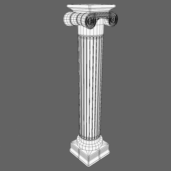 antiquity pillar 3d model - Pillar 1 by Tschirner