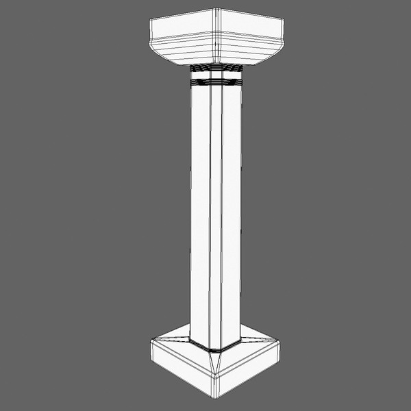 3d antiquity pillar model - Pillar 4 by Tschirner