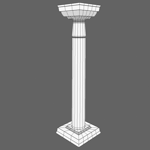 3d model antiquity pillar - Pillar 6 by Tschirner