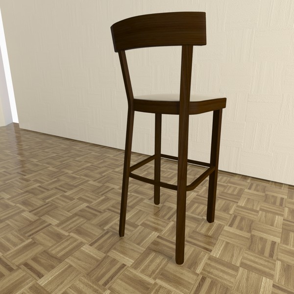 prag stool 3d obj - Prag Bar stool by TheToastMaster