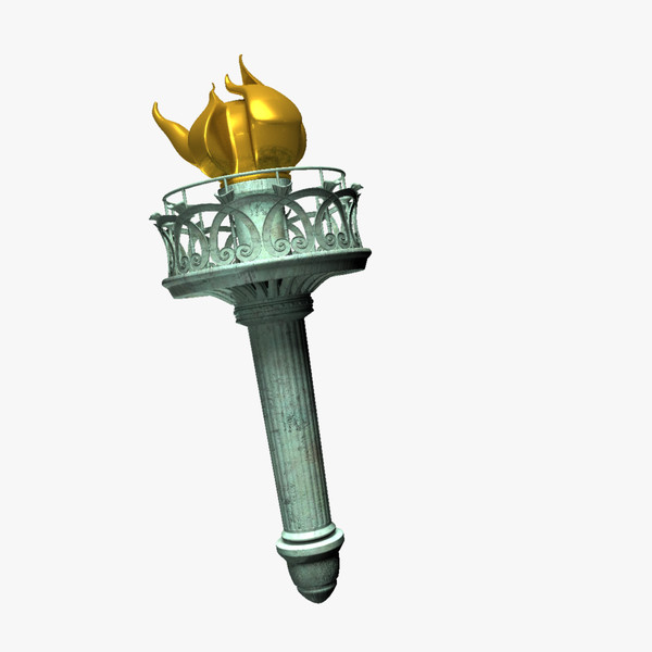 statue liberty torch 3d model - Statue of Liberty Torch by Lochness 3D