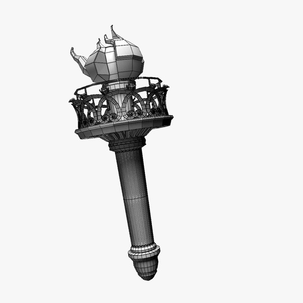 statue liberty torch 3d model - Statue of Liberty Torch by Lochness 3D