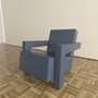 ultrecht chair rietveld 3d max