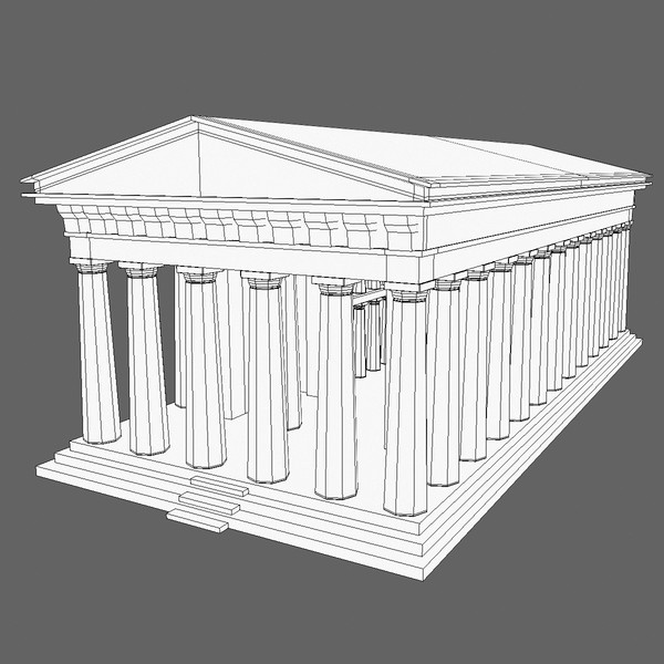 3d temple model - Temple 7 by Tschirner