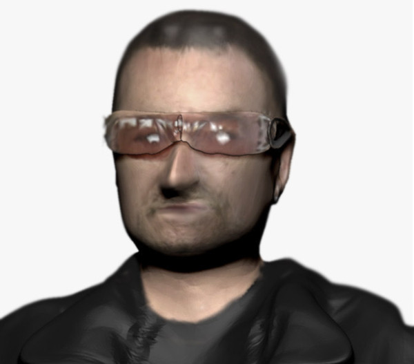 3d model of u2 bono - U2s Bono by Interu2x