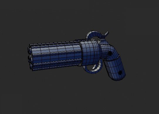 3d model pepperbox pistol - Pepperbox Pistol by jayFX