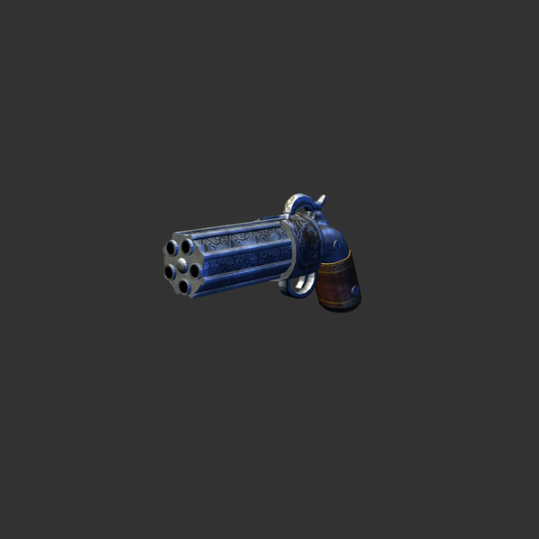 3d model pepperbox pistol - Pepperbox Pistol by jayFX