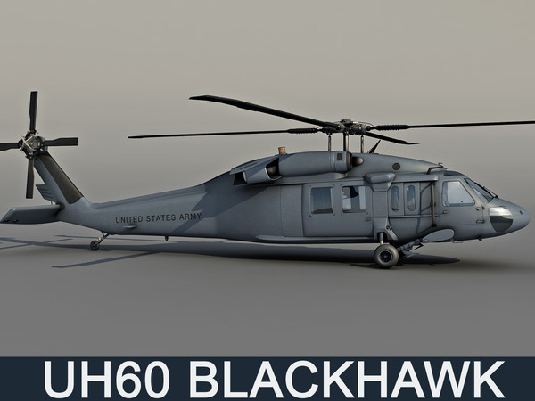 3ds max uh60 blackhawk helicopter - UH-60 Blackhawk by Eric.Levi