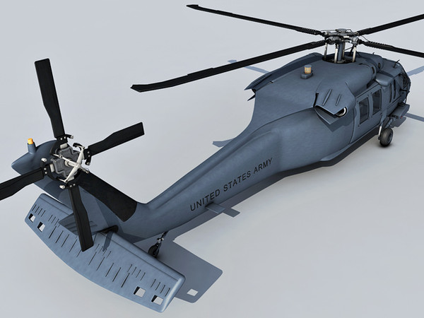 3ds max uh60 blackhawk helicopter - UH-60 Blackhawk by Eric.Levi