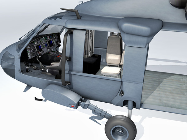 3ds max uh60 blackhawk helicopter - UH-60 Blackhawk by Eric.Levi