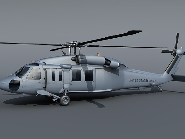 3ds max uh60 blackhawk helicopter - UH-60 Blackhawk by Eric.Levi