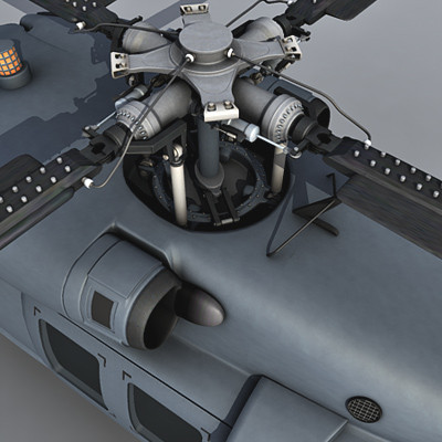 3ds max uh60 blackhawk helicopter - UH-60 Blackhawk by Eric.Levi