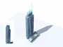 realistic skyscraper x