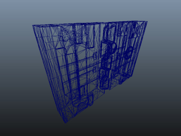 fbx doors opened games - SciFi Doors by elijah3d