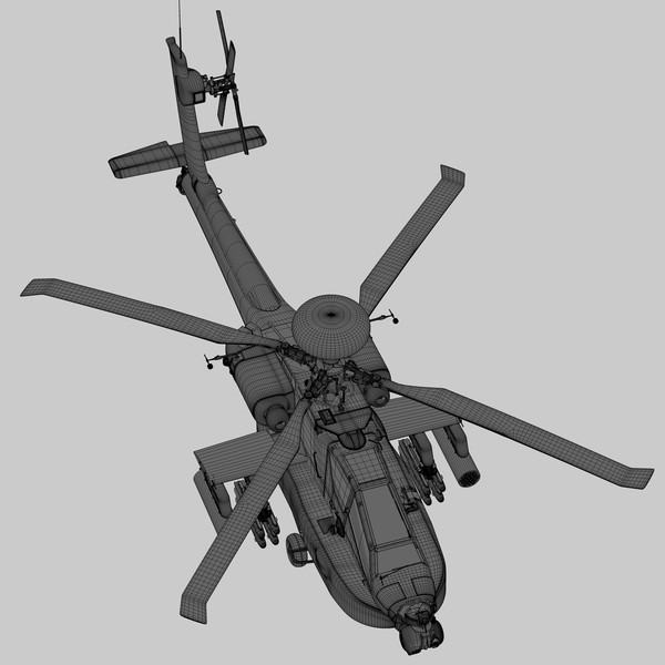 apache longbow helicopter 3d model - Apache Longbow Helicopter by Pekdemir