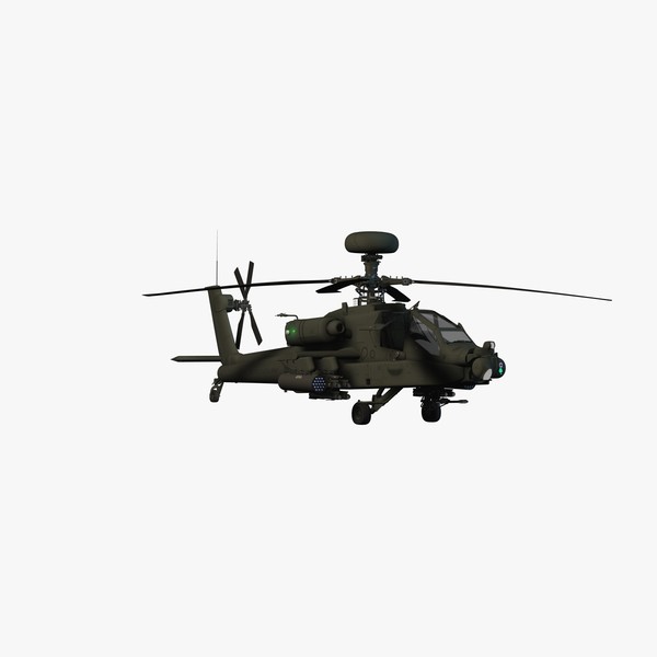 apache longbow helicopter 3d model - Apache Longbow Helicopter by Pekdemir