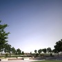 3d modern apartment building