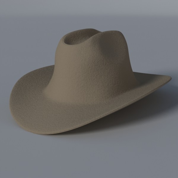 3d coyboy hat model - Coyboy Hat by Joel Gafford