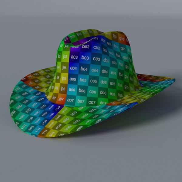 3d coyboy hat model - Coyboy Hat by Joel Gafford
