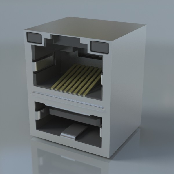 3ds max ethernet jack - Ethernet Jack by Joel Gafford