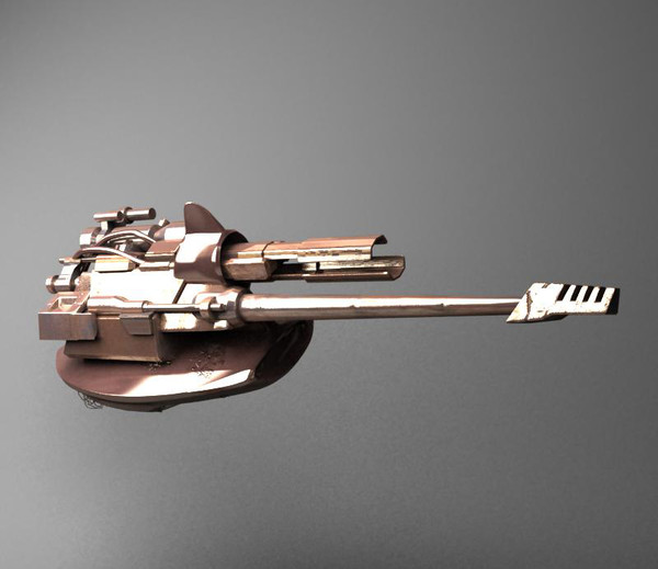 3d model reaper gun - Reaper Gun by dentonvanzan
