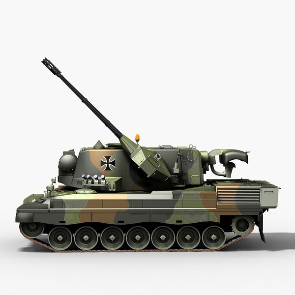 3d modern gepard 35mm anti model - Gepard 35mm AntiAerian system by Sandu_Bublic