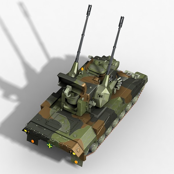 3d modern gepard 35mm anti model - Gepard 35mm AntiAerian system by Sandu_Bublic