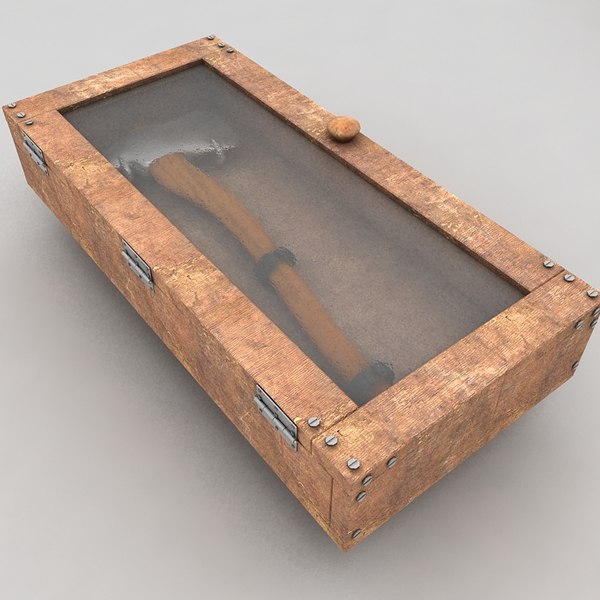 3d axe cabinet - fire axe... by Litarvan