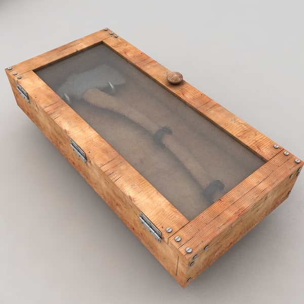 3d axe cabinet - fire axe... by Litarvan