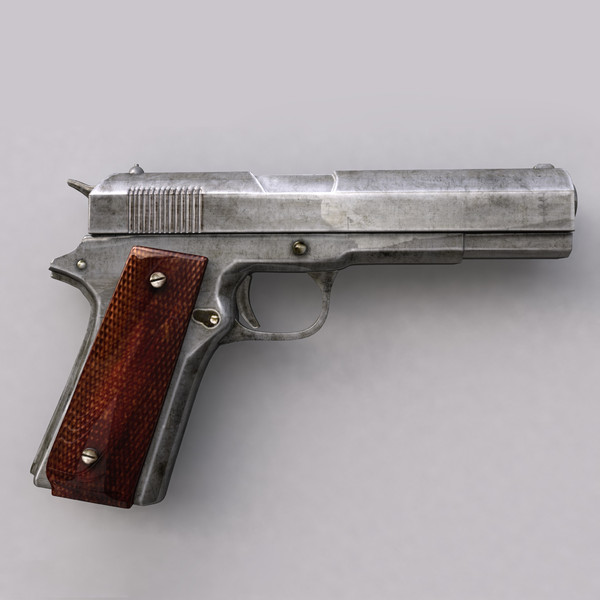 3d model pistol - Pistol by ignisfatuus