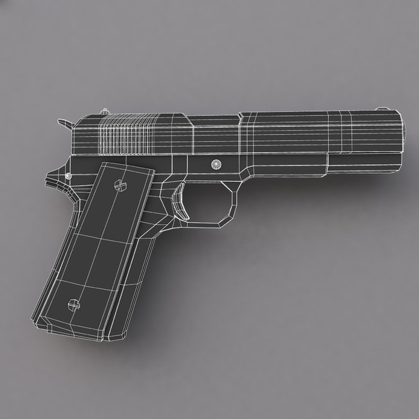 3d model pistol - Pistol by ignisfatuus