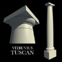 roman tuscan order vitruvius 3d model