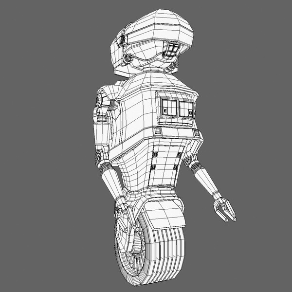 robot character 3d model - Robo M7 by Tschirner