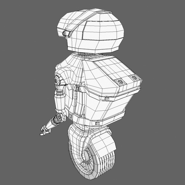 robot character 3d model - Robo M7 by Tschirner