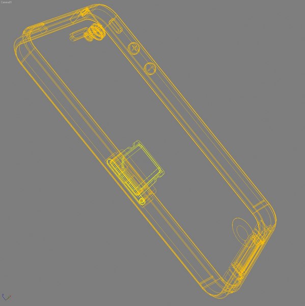 mobile phone apple iphone 3d model - Mobile Phone APPLE IPhone4.MAX by 3DLocker