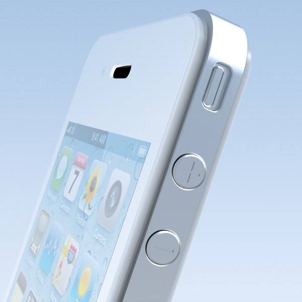 mobile phone apple iphone 3d model - Mobile Phone APPLE IPhone4.MAX by 3DLocker