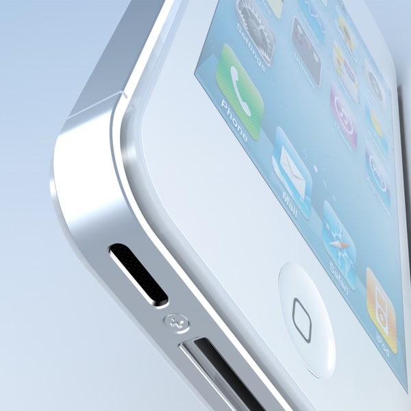 mobile phone apple iphone 3d model - Mobile Phone APPLE IPhone4.MAX by 3DLocker