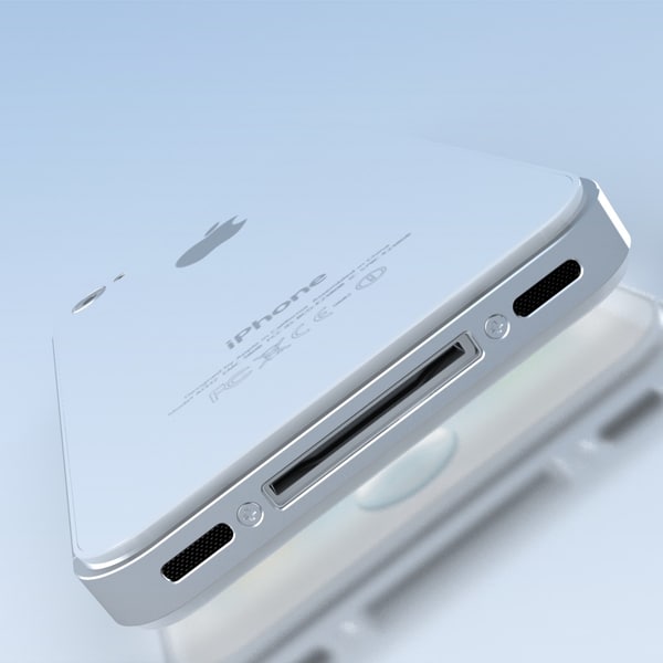 mobile phone apple iphone 3d model - Mobile Phone APPLE IPhone4.MAX by 3DLocker