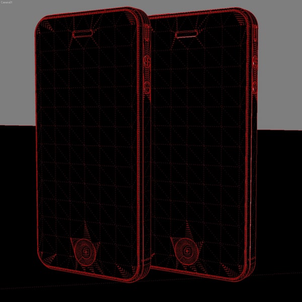 mobile phone apple iphone 3d model - Mobile Phone APPLE IPhone4.MAX by 3DLocker
